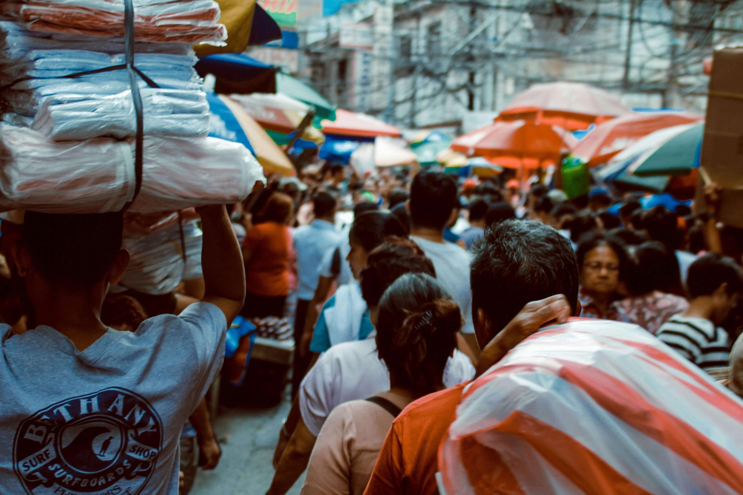 Busy market