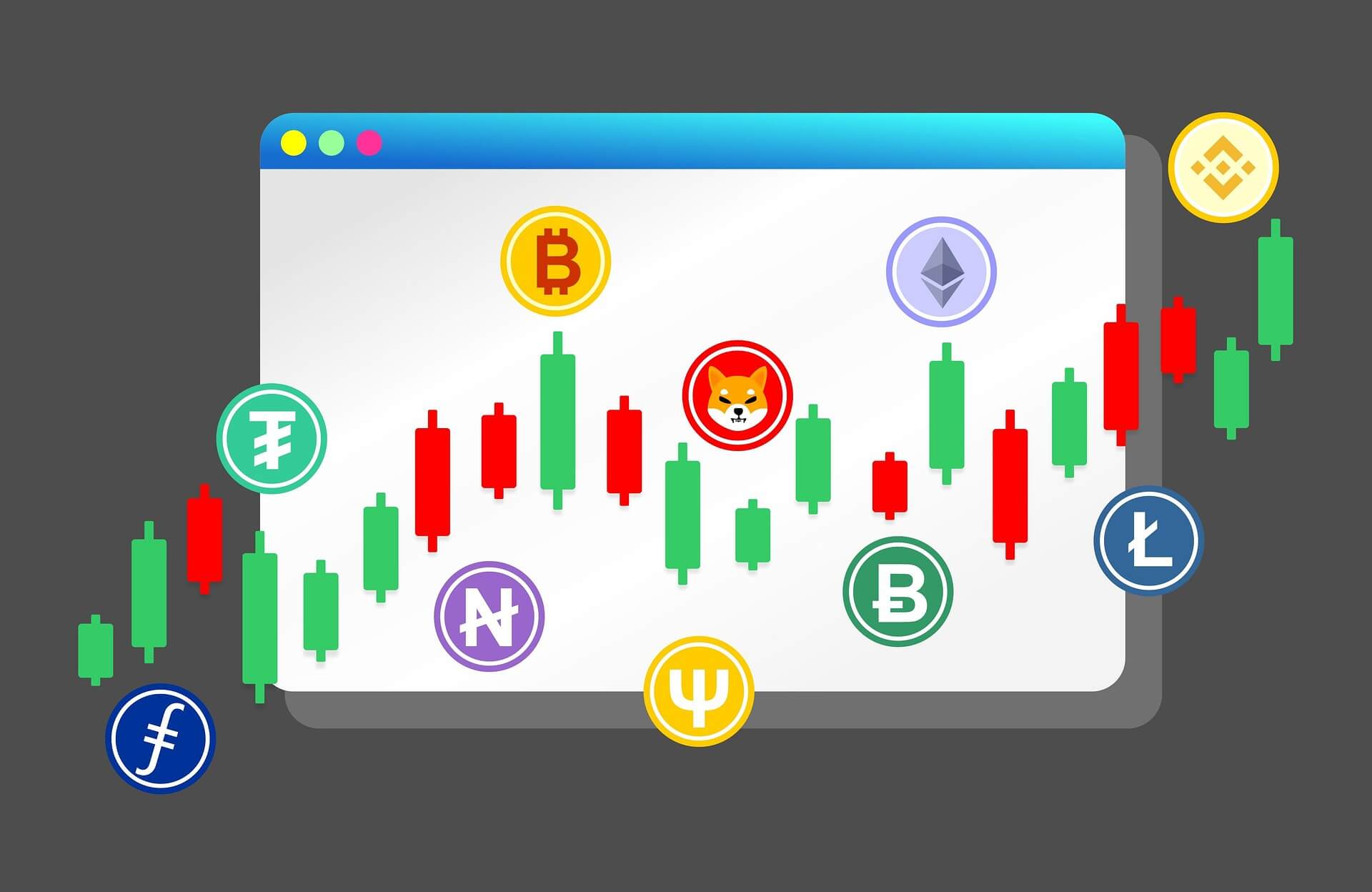 cryptocurrencies and candlesticks