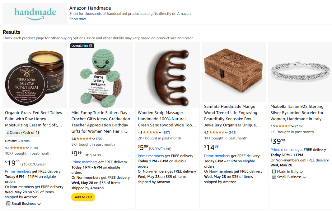 Amazon Handmade