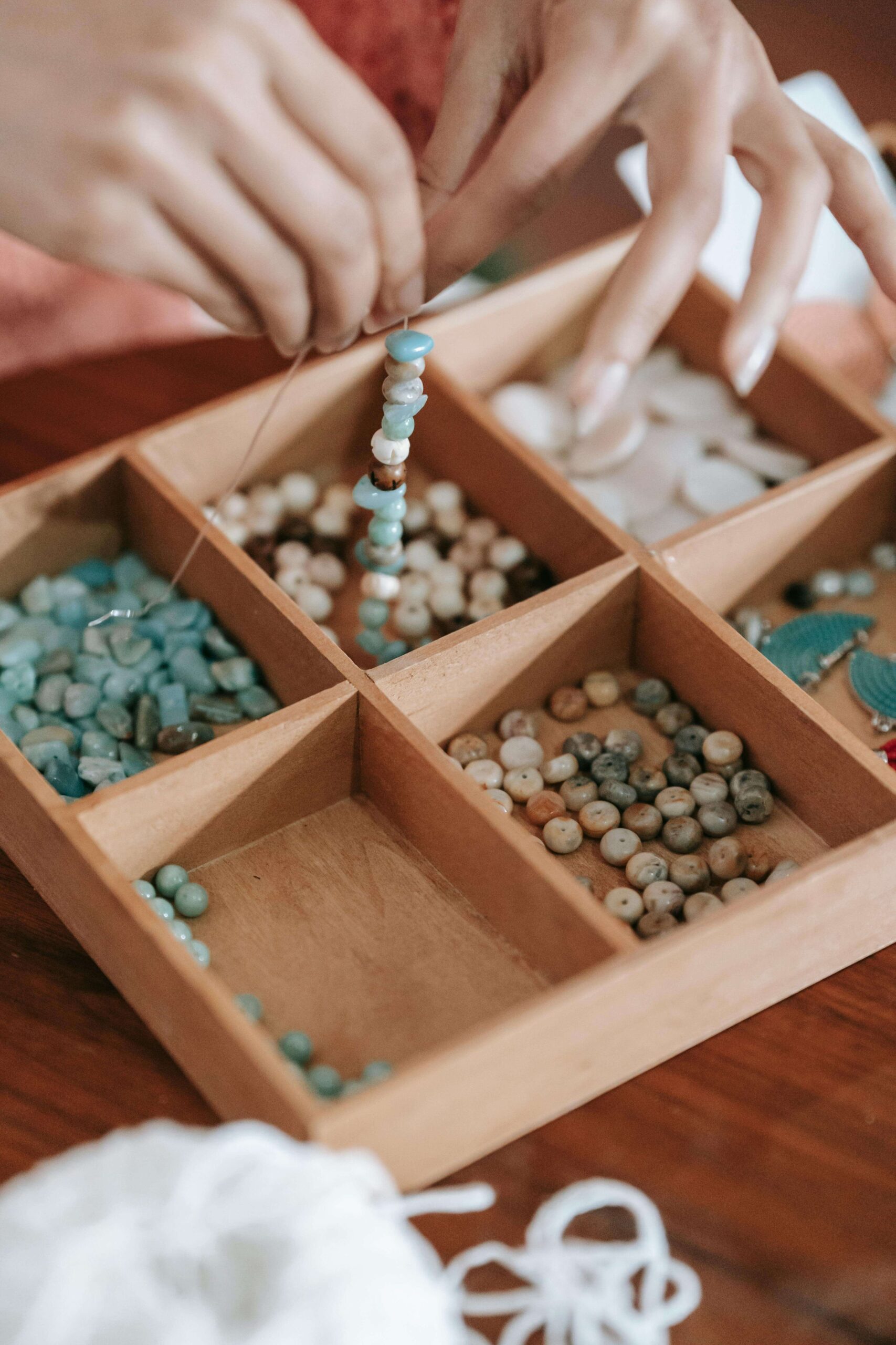 artisan making handmade jewelry
