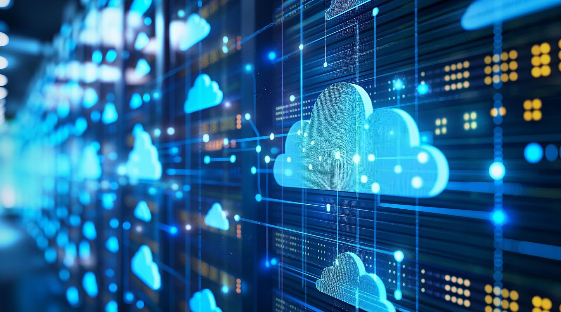 illustration of cloud computing