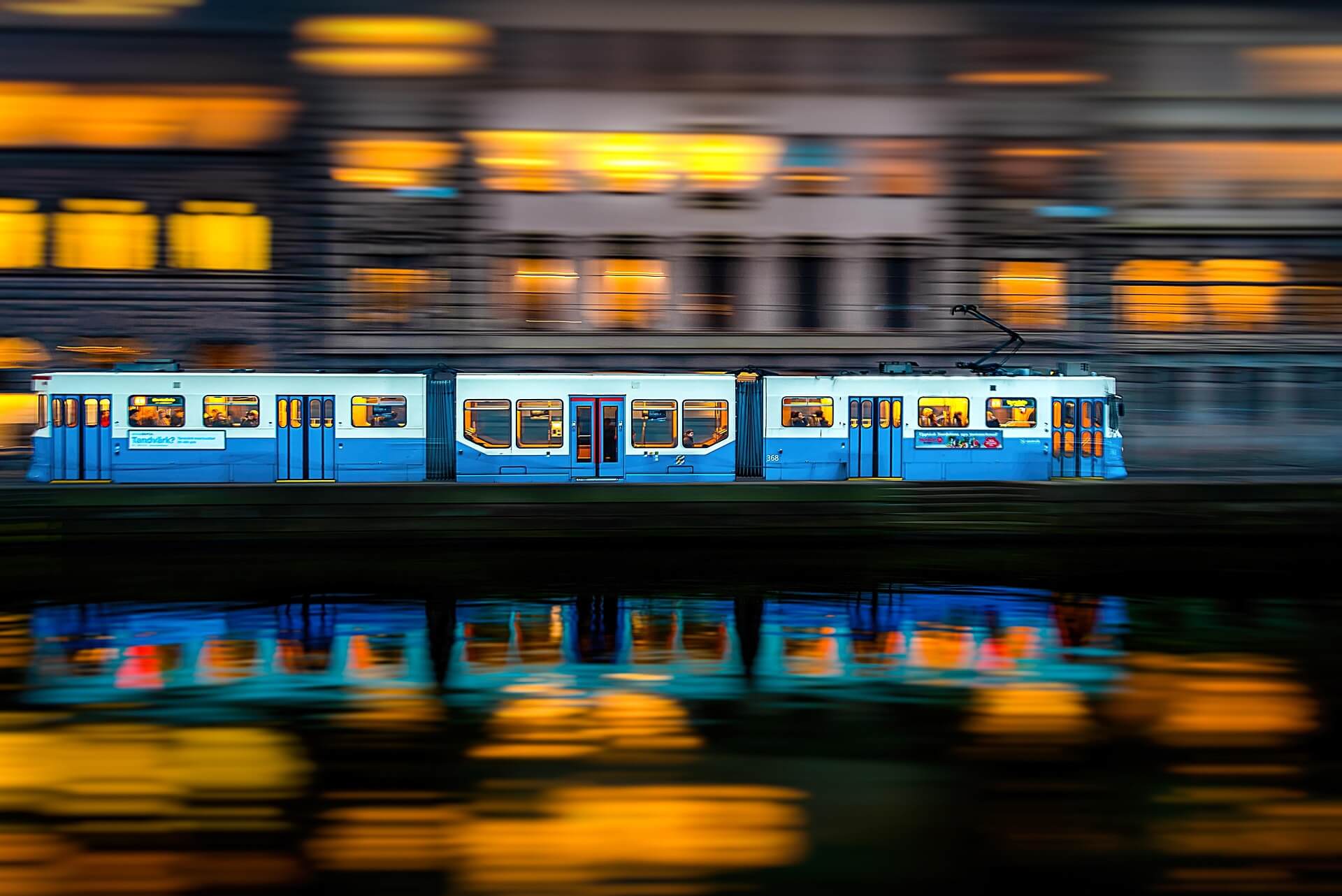 train representing speed of business growth