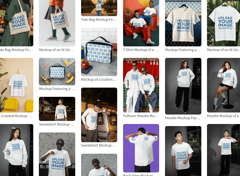 PlaceIt design mockups