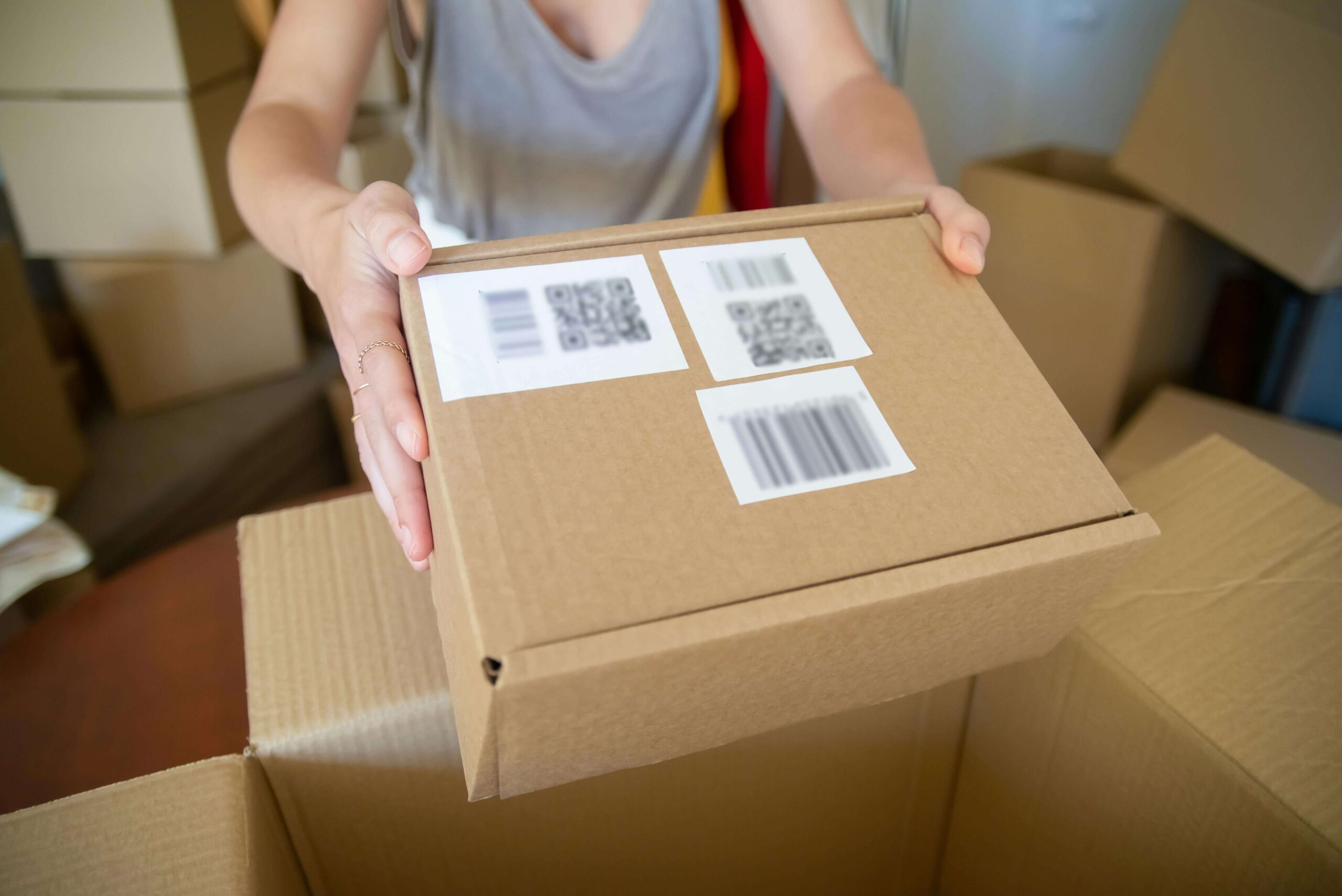 online seller doing fulfillment on her own